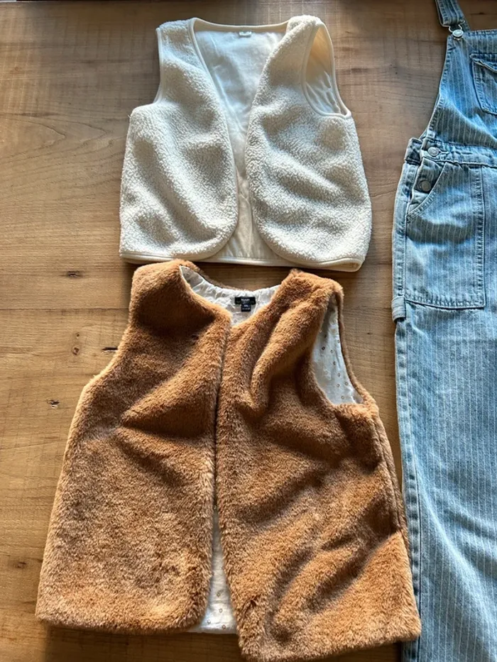 Salopette + gilets sans manche - photo numéro 2