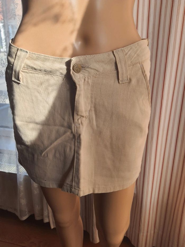 Mini jupe Beige Lee taille S
