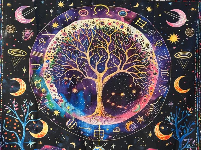 Toile murale arbre de vie - photo numéro 3