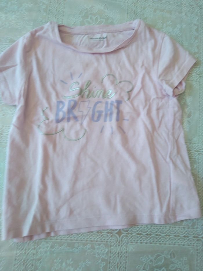 Tee-shirt rose clair Shine Bright 3 ans
