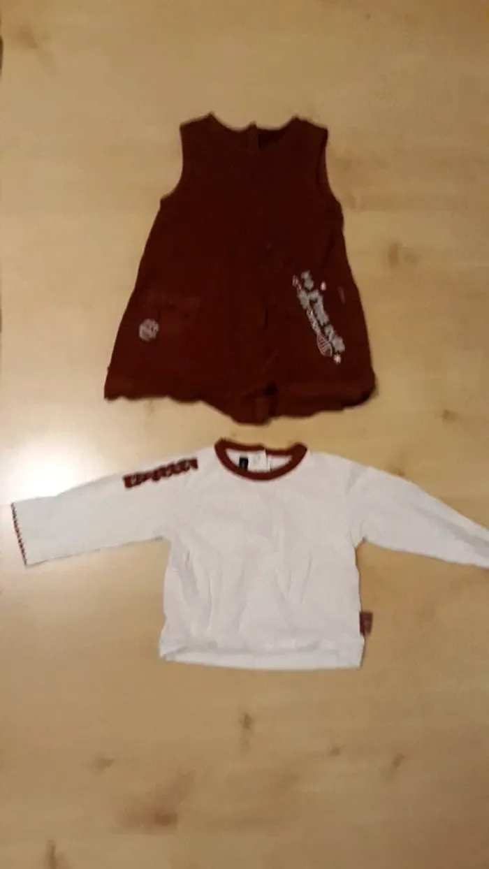 Ensemble robe et t shirt 6 mois - photo numéro 5