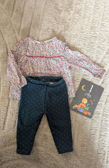 Ensemble t-shirt et pantalon 12 mois