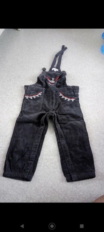 Salopette en velours neuve Vertbaudet