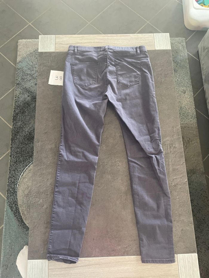 Jegging camaïeu gris bleu - photo numéro 4