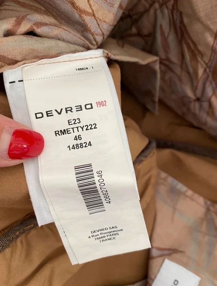 Short marron Devred comme neuf taille 46 - photo numéro 3