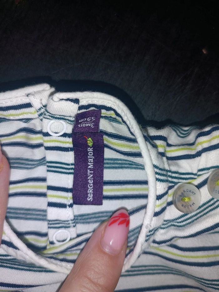 Tee shirt manches longues 3 mois - photo numéro 3