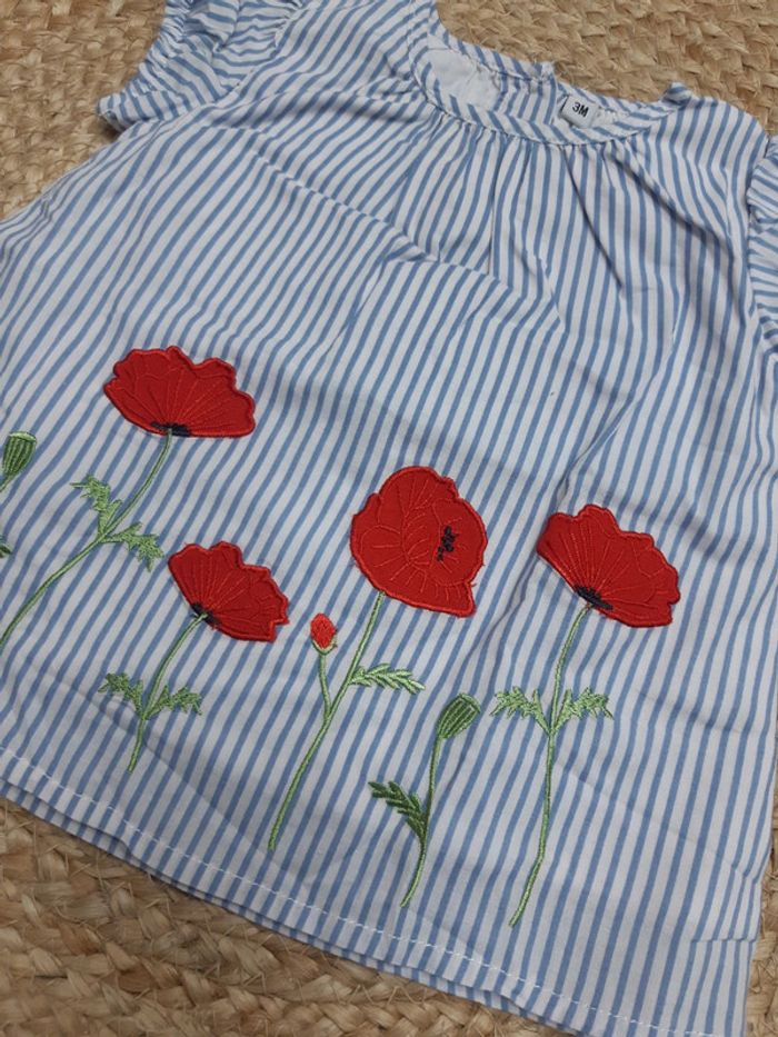 Tunique rayé 3 mois - photo numéro 3