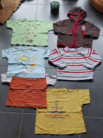 Lot tshirts, pulls 2 ans