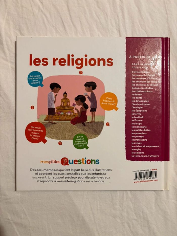 Livre Mes p’tites questions ? Les religions - photo numéro 3