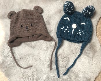Lot de 2 bonnets