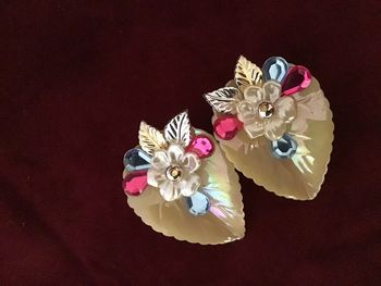 Beaux clips feuilles vintage. Années 80