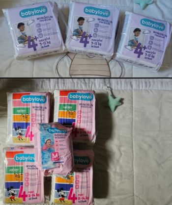 294 couches Babylove taille 4 