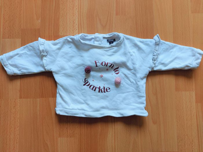 Lot fille 9 pièces bon état 12 mois - 74cms - pantalons - pulls - veste - photo numéro 3