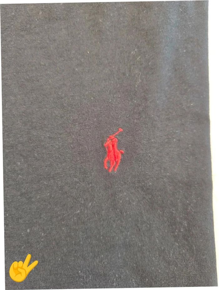 T-shirt Ralph Lauren XL coupe col rond bleu Homme Men tee97 - photo numéro 2