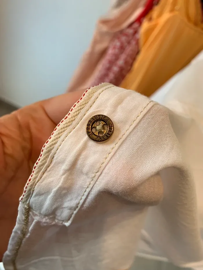 Chemise Aeronautica Militare M blanche neuve - photo numéro 3