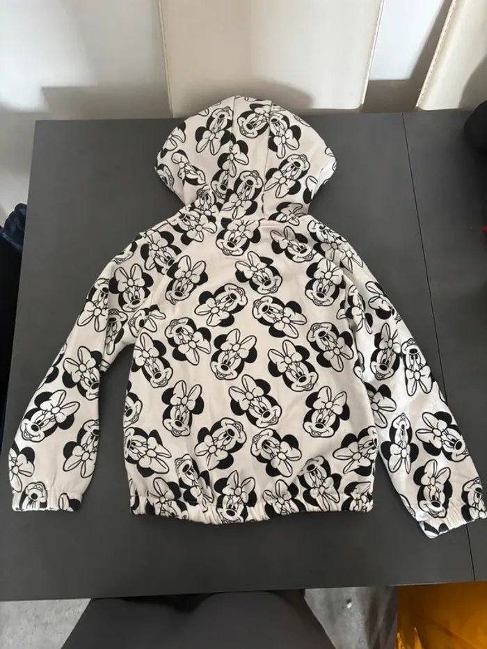 Sweat-shirt zippé Minnie 6 ans - photo numéro 3