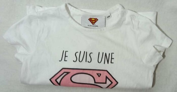 tee shirt blanc baby girl - photo numéro 2