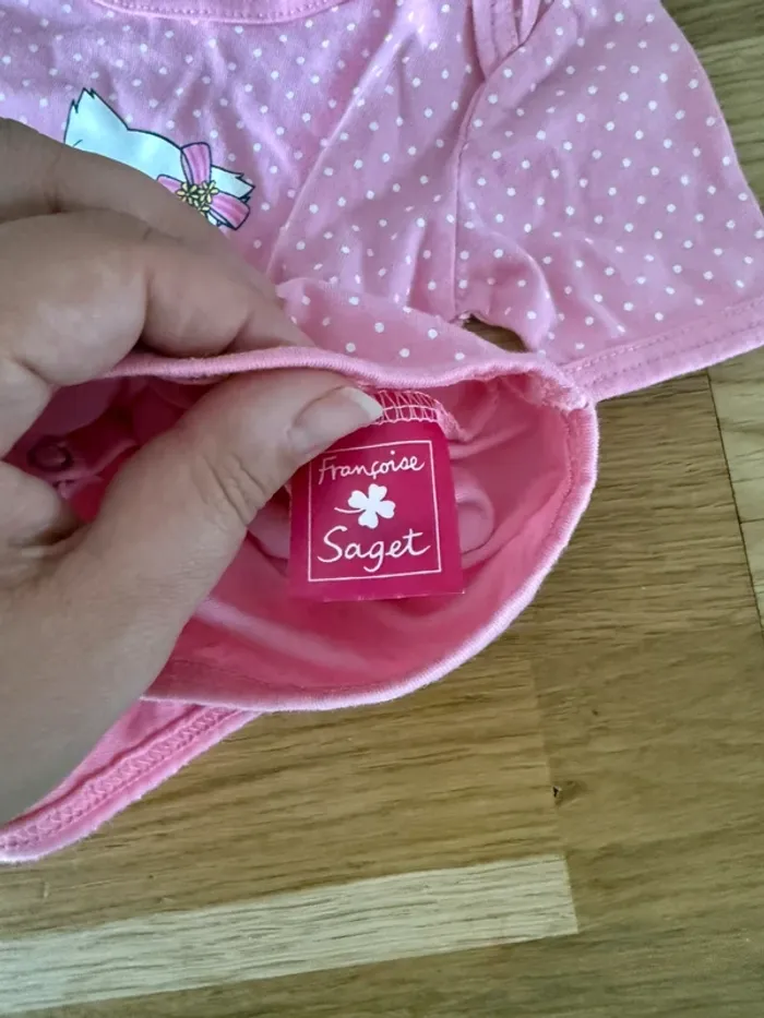 Body rose MC Hello Kitty fille 6 mois - photo numéro 6