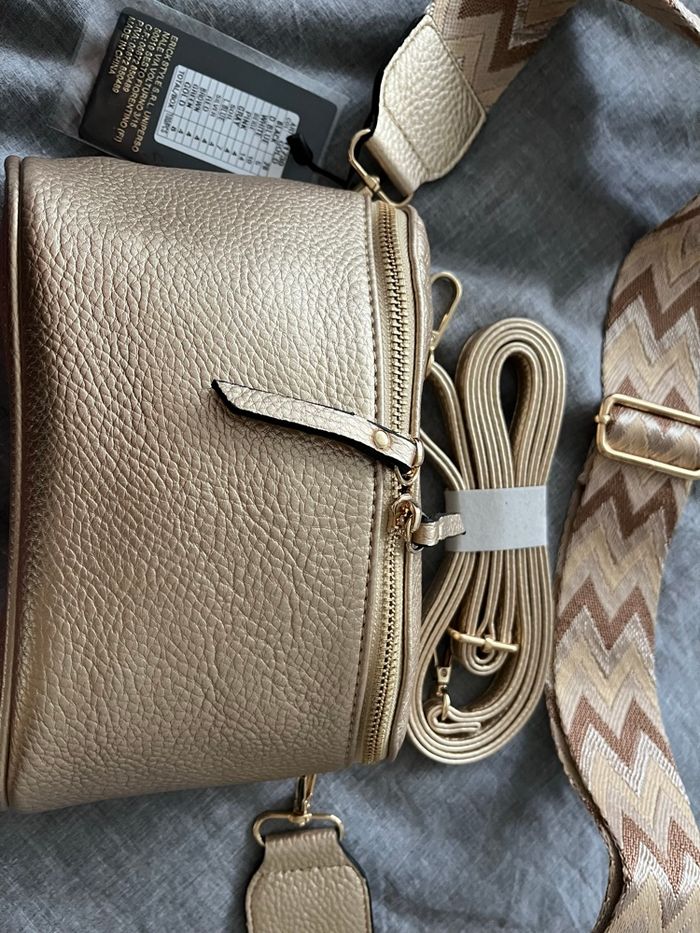 Sac a bandoulière doré - photo numéro 2