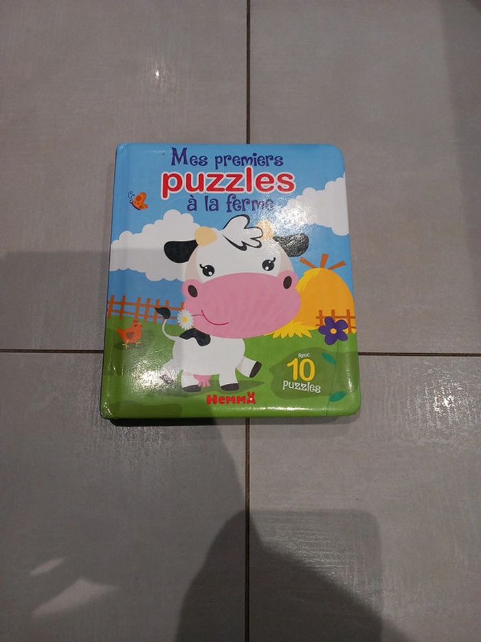 Livre mes premiers puzzles à la ferme