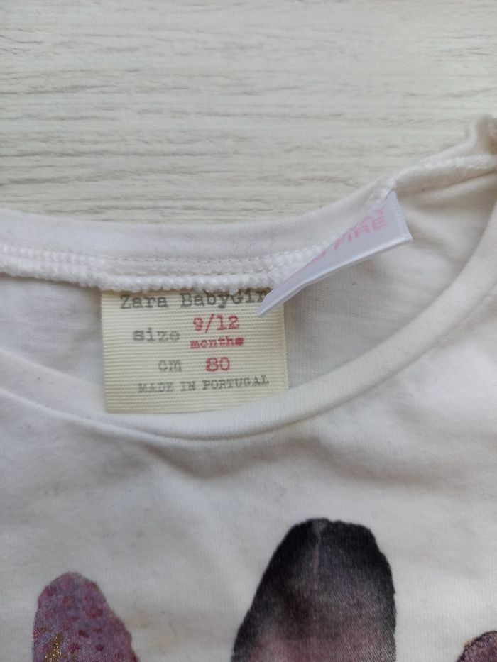 T-shirt manches longues fille Zara - photo numéro 3