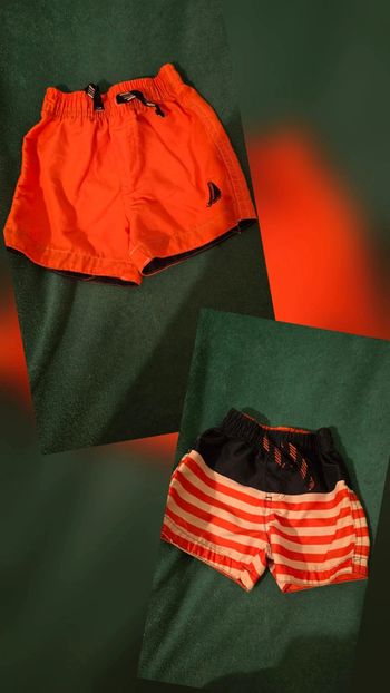 Lot de 2 shorts 🍍 9-12 mois