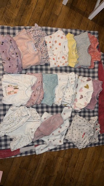 Lot pyjama bébé fille 1 mois