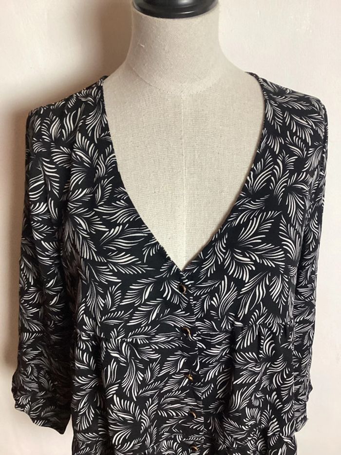 Chemise noire et blanche Lili&Lala 36 - photo numéro 2