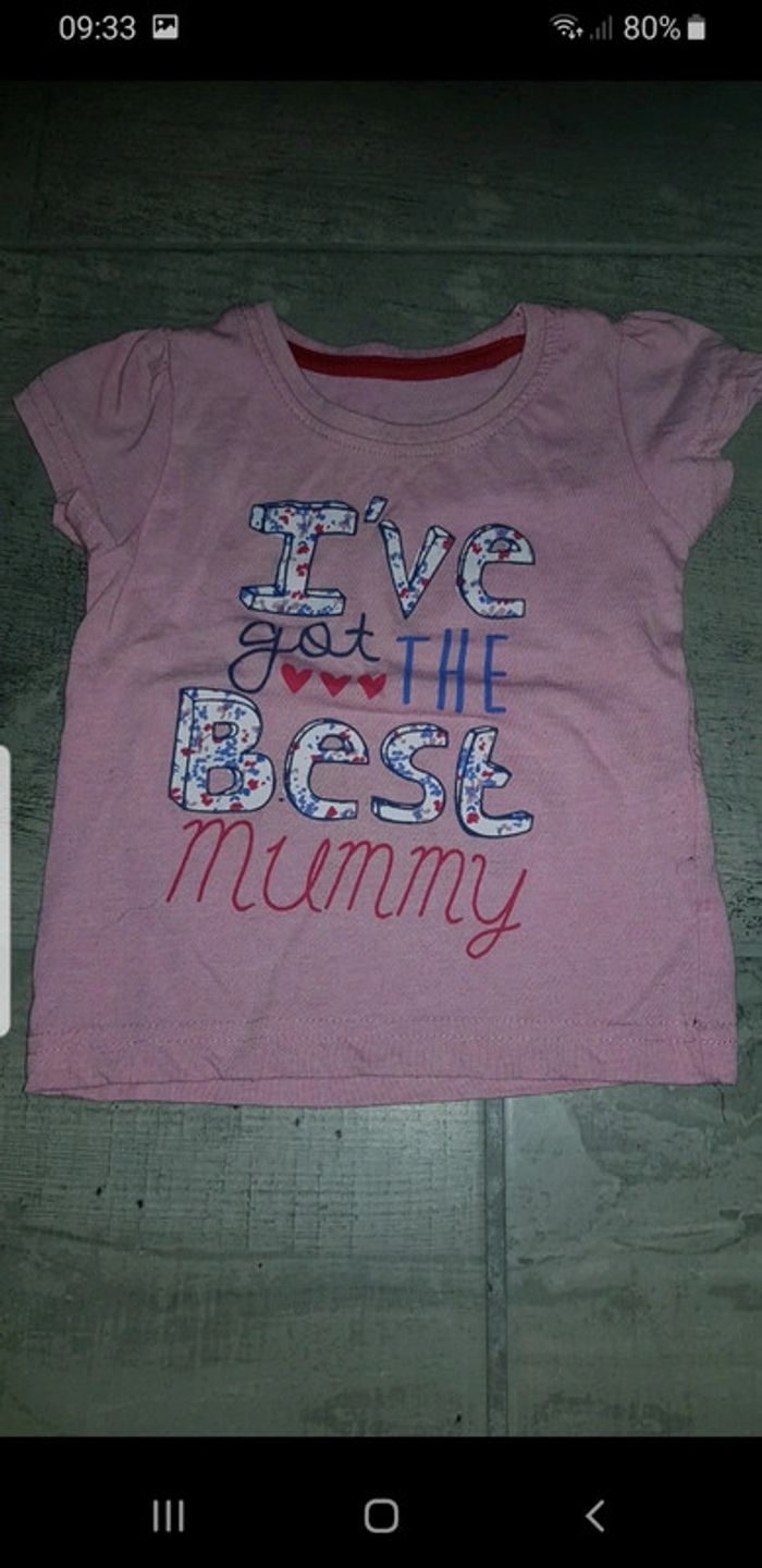 T shirt 12 mois
