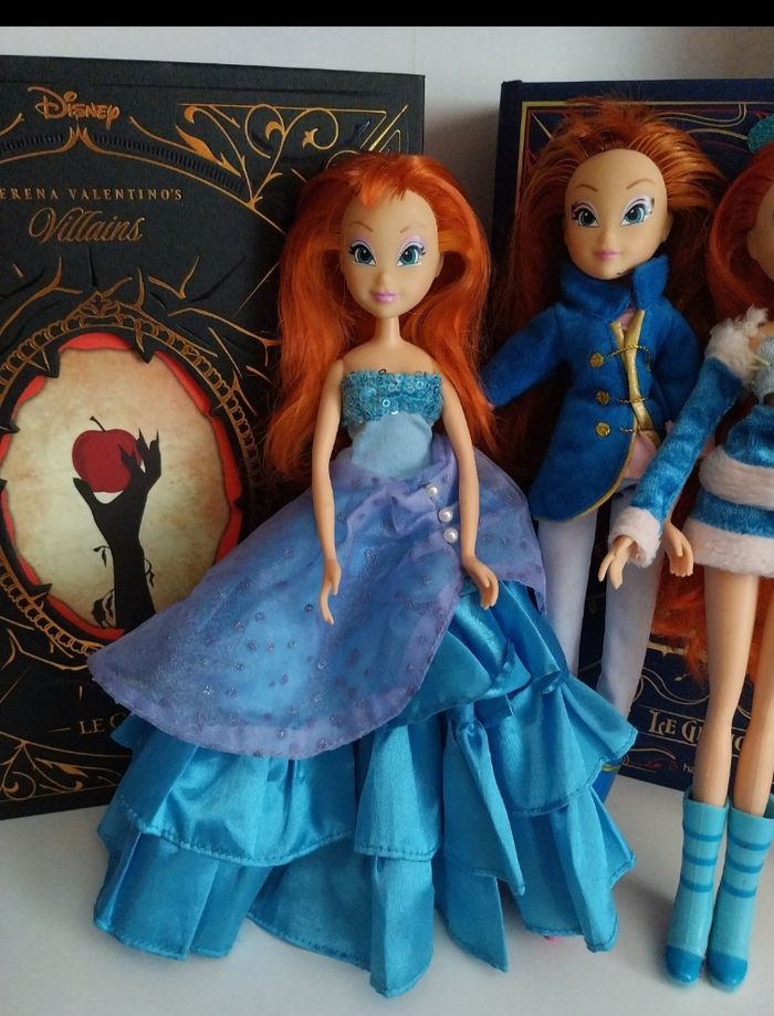 3 poupées Winx Bloom Believix Bal des Princesses Princesse Glamour L'Aventure Magique Smoby - photo numéro 2