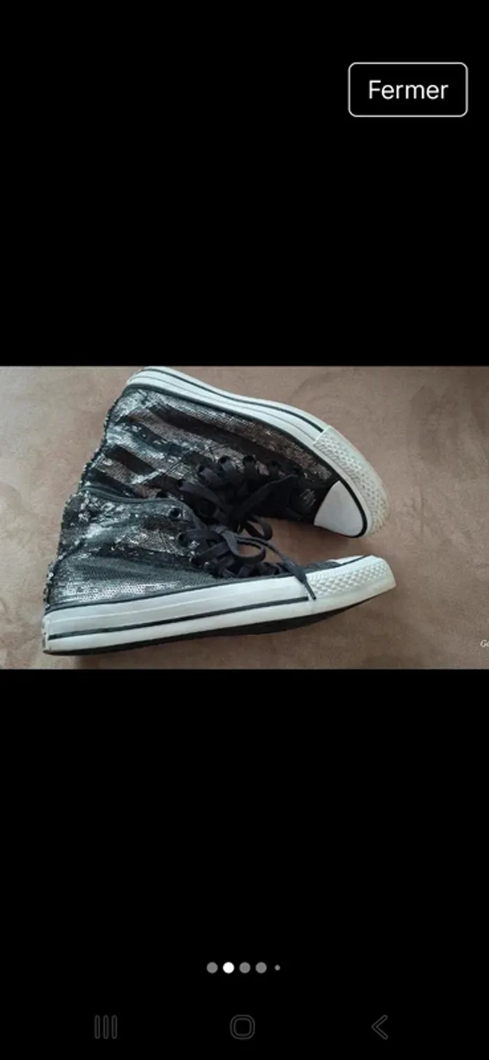Converse paillettes - photo numéro 3