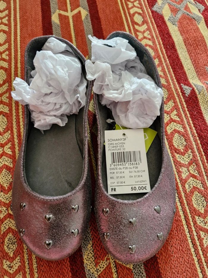 Ballerines neuves avec défaut 32