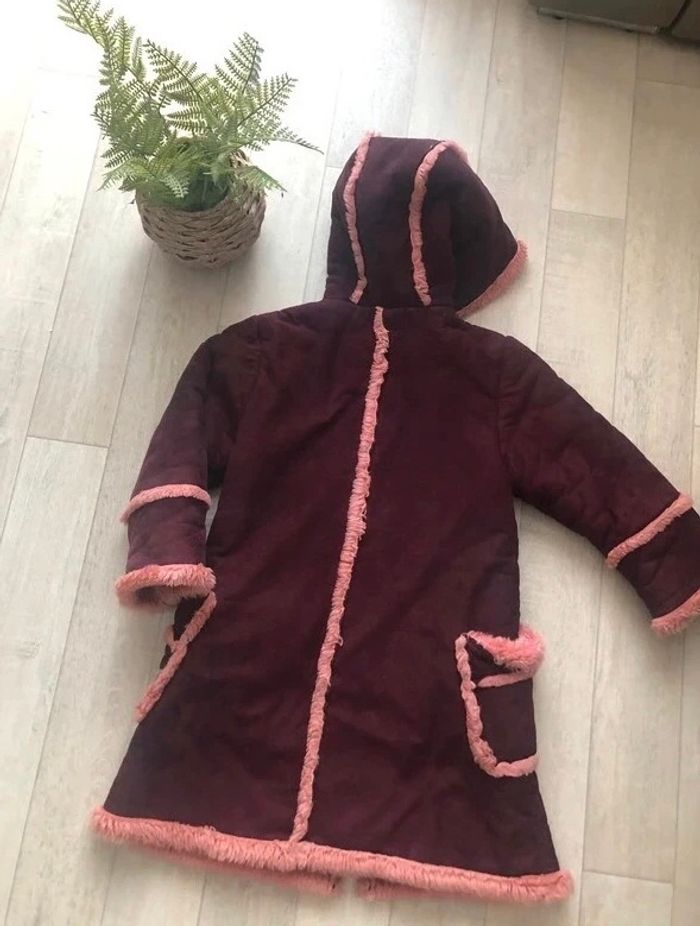 Manteau bordeaux fille Kenzo - photo numéro 7