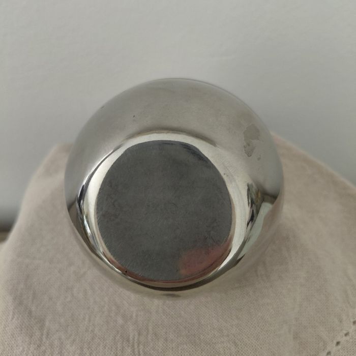 Boîte en métal argenté - photo numéro 5