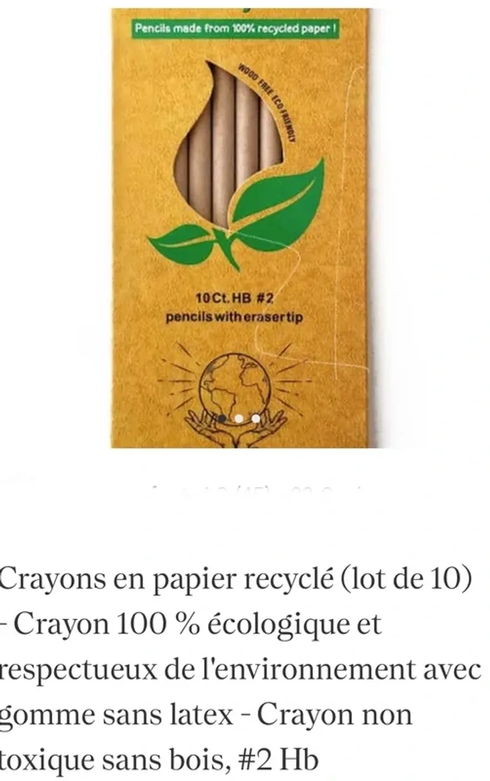 Lot. De 5 boites de. CRayons