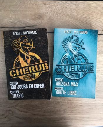 Livres Cherub T 1, 2, 3 et 4
