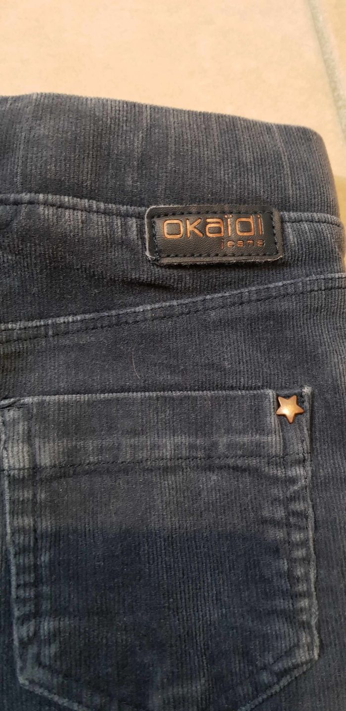 Tregging velours 2 ans okaidi - photo numéro 4