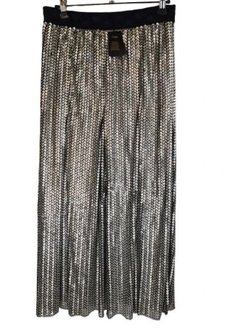 Jupe sequins argenté maje