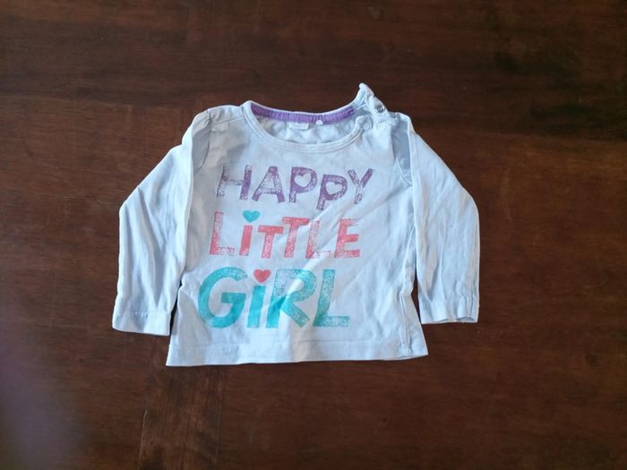 Lot de 3 t-shirt manche longue en 6 mois - photo numéro 2