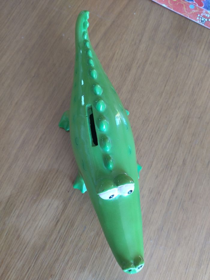 Tirelire crocodile - photo numéro 2