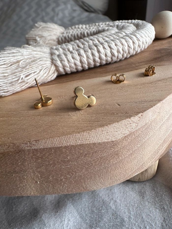 Boucles oreilles Mickey - photo numéro 2