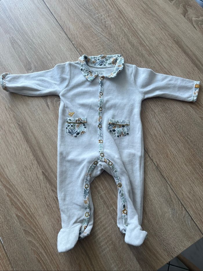 Lot de 5 pyjamas hiver taille 3 mois - photo numéro 2