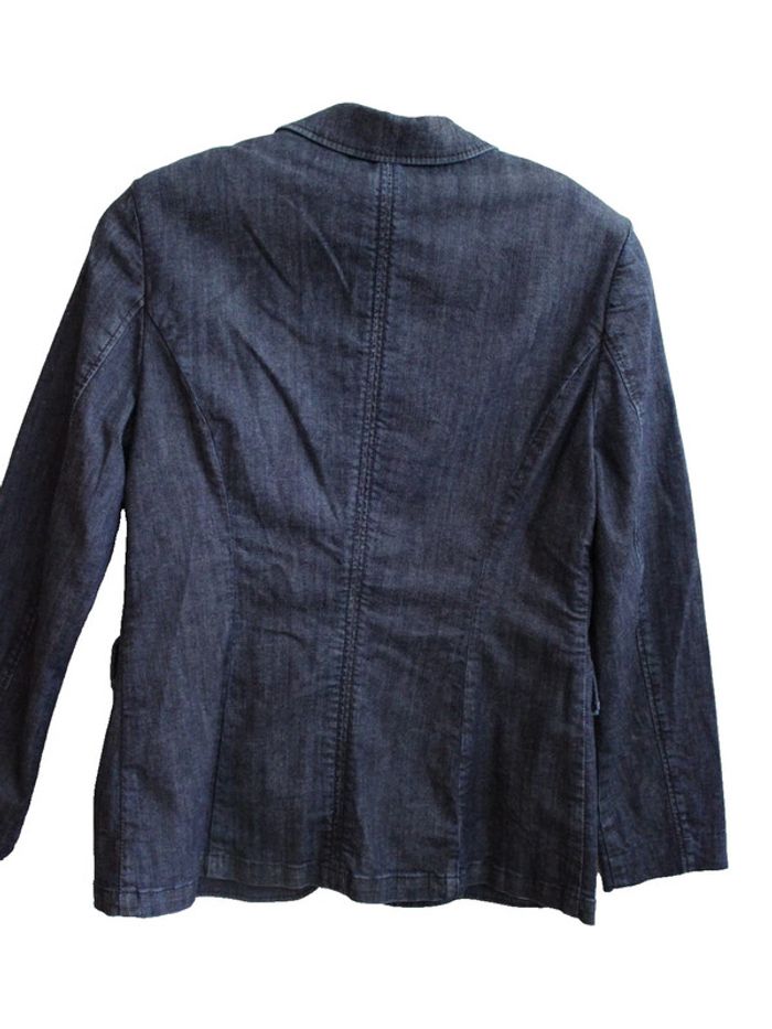 veste blazer en jeans non doublée coupe légèrement cintrée marque gerry weber - photo numéro 3