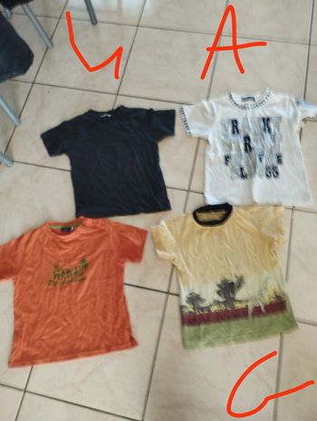 Lot tshirt garçon 