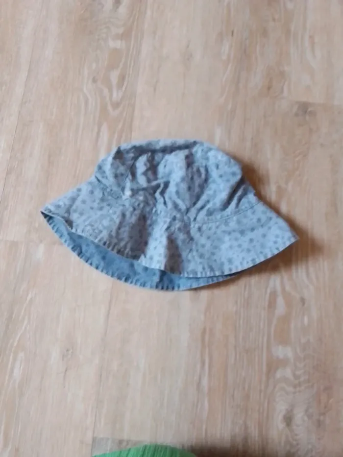 Bob chapeau fille bleu fleur