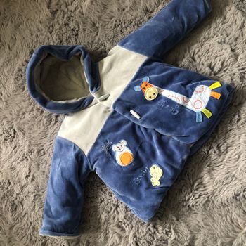 Manteau velours épais taille 1 mois