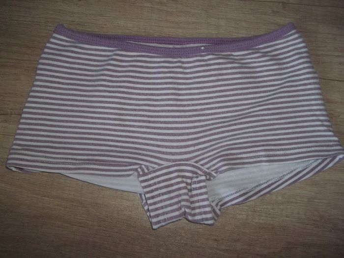 Shorty rayé violet Tex 6/8 ans