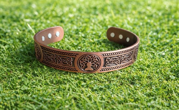🧲 bracelet magnétique 🧲- cuivre - Arbre de Vie - photo numéro 2