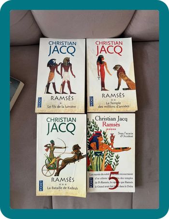 Collection Ramsès 4 volumes (sauf tome 4) - Christian Jacq