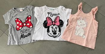 Lot 3 tee-shirts Disney baby BBF - 9mois